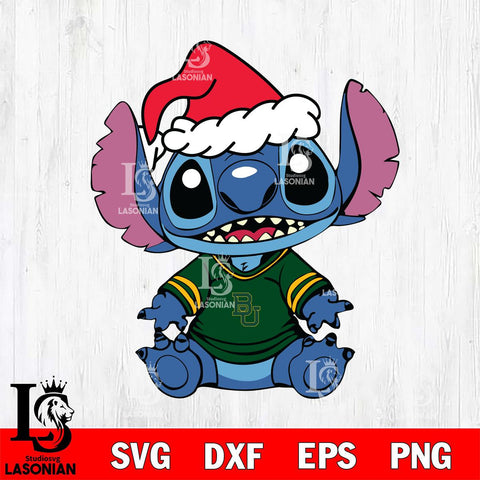 Baylor Bears Baby Stitch Christmas Svg Eps Dxf Png File, Digital Download, Instant Download