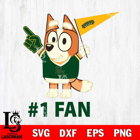 Baylor Bears Bingo 1# Fan Svg Eps Dxf Png File,NCAA Svg Files,Bluey svg ,Digital Download ,Instant Download, Cricut File