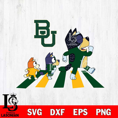 Baylor Bears Bluey 6 Svg Eps Dxf Png File, Digital Download, Instant Download