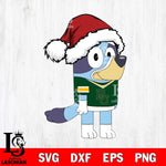 Baylor Bears Bluey Cartoon Christmas Svg Eps Dxf Png File, Digital Download, Instant Download