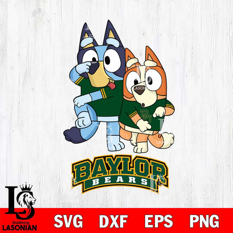 Baylor Bears Bluey Chilli Dance Mode Svg Eps Dxf Png File, Digital Download, Instant Download