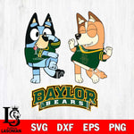 Baylor Bears Bluey Chilli Sport Svg Eps Dxf Png File, Digital Download, Instant Download