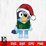 Baylor Bears Bluey Dog Christmas Svg Eps Dxf Png File, Digital Download, Instant Download