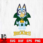 Baylor Bears Bluey Dracula Halloween Svg Eps Dxf Png File, Digital Download, Instant Download