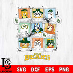 Baylor Bears Bluey Halloween Sport Svg Eps Dxf Png File, Digital Download, Instant Download