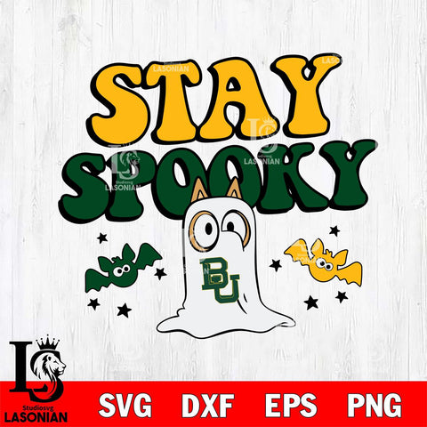 Baylor Bears Bluey Halloween Stay Spooky Svg Eps Dxf Png File, Digital Download, Instant Download