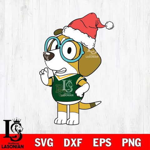 Baylor Bears Bluey Honey Christmas Svg Eps Dxf Png File, Digital Download, Instant Download