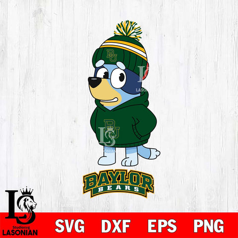 Baylor Bears Bluey Hoodie rugby Svg Eps Dxf Png File, Digital Download ,Instant Download, Cricut File