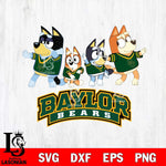 Baylor Bears Bluey Mode Dance Squats Svg Eps Dxf Png File, Digital Download, Instant Download