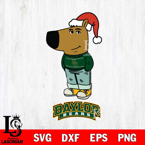 Baylor Bears Chill Guy Christmas Svg Eps Dxf Png File,NCAA Svg Files,Chill Guy svg ,Digital Download ,Instant Download, Cricut File