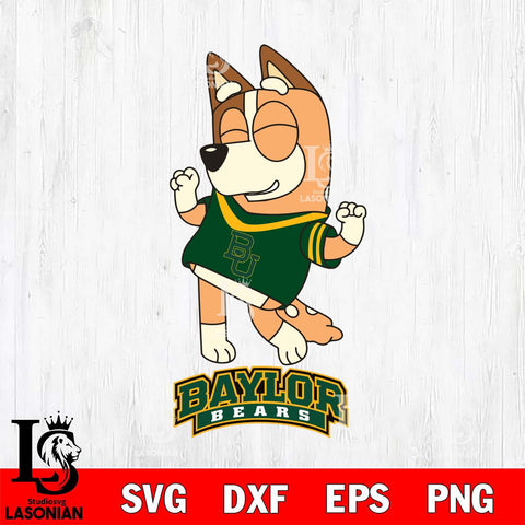 Baylor Bears Chilli Dance Sport Svg Eps Dxf Png File, Digital Download, Instant Download