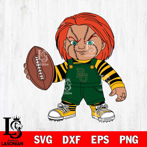 Baylor Bears Chucky Horror 12 Svg Eps Dxf Png File, NCAA svg, Digital Download, Instant Download