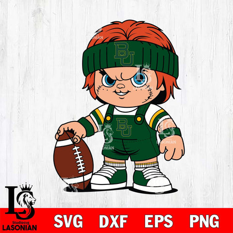 Baylor Bears Chucky Horror 5 Svg Eps Dxf Png File, NCAA svg, Digital Download, Instant Download