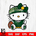 Baylor Bears Cute Hello Kitty Football 12 Svg Eps Dxf Png File, NCAA svg, Digital Download, Instant Download