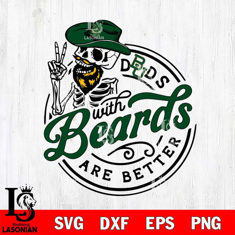 Baylor Bears Dad With Beard Are Better Svg Eps Dxf Png File, Digital Download, Instant Download