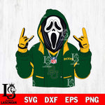 Baylor Bears Ghostface Scream Football Halloween Svg Eps Dxf Png File, NCAA svg, Digital Download, Instant Download