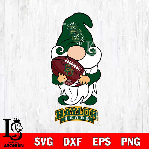 Baylor Bears Gnomes Christmas football Svg Eps Dxf Png File, Digital Download, Instant Download