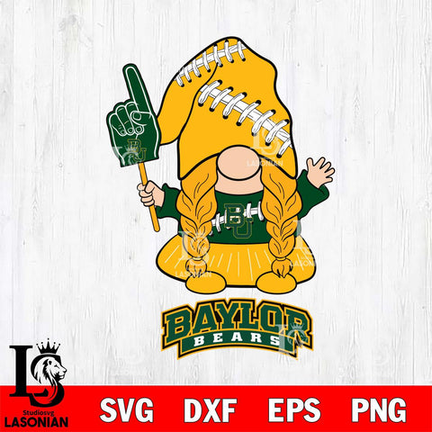 Baylor Bears Gnomes Fan Svg Eps Dxf Png File, Digital Download, Instant Download