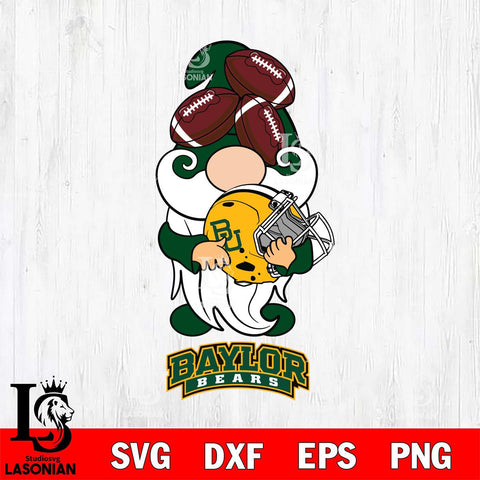 Baylor Bears Gnomes Helmet Svg Eps Dxf Png File, Digital Download, Instant Download