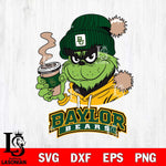 Baylor Bears Grinch Cofffe Hoodie Cut Files Cricut, Svg Dxf Eps Png file, Digital download , Silhouette