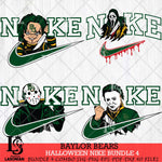 Baylor Bears Halloween Nike NCAA Bundle 4 Svg Eps Dxf Png File, Digital Download, Instant Download