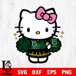 Baylor Bears Hello Kitty Cheerleader Svg Eps Dxf Png File, Digital Download, Instant Download