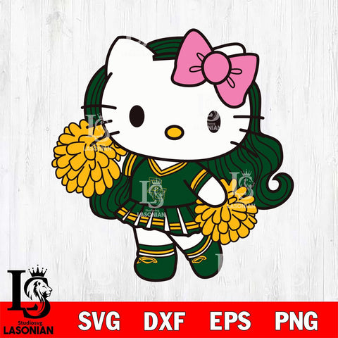 Baylor Bears Hello Kitty Cheerleader 7 Svg Eps Dxf Png File, Digital Download, Instant Download