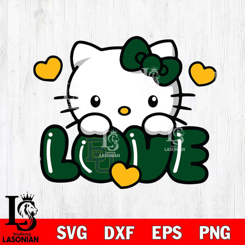 Baylor Bears Hello Kitty Love Svg Eps Dxf Png File, Digital Download, Instant Download