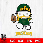 Baylor Bears Hello Kitty NCAA 4 Svg Eps Dxf Png File, Digital Download, Instant Download