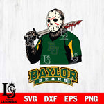 Baylor Bears Jason Voorhees 11 Svg Eps Dxf Png File, Digital Download