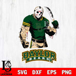 Baylor Bears Jason Voorhees Svg Eps Dxf Png File, Digital Download