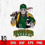 Baylor Bears Jason Voorhees 2 Svg Eps Dxf Png File, Digital Download