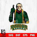 Baylor Bears Jason Voorhees 6 Svg Eps Dxf Png File, Digital Download