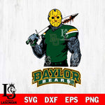 Baylor Bears Jason Voorhees 7 Svg Eps Dxf Png File, Digital Download