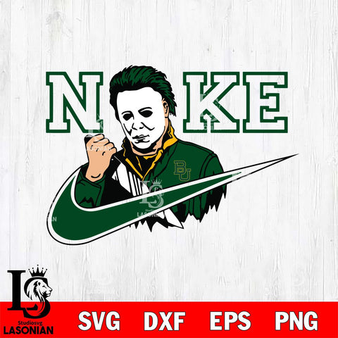 Baylor Bears Michael Myers Nike Svg Eps Dxf Png File, Digital Download, Instant Download