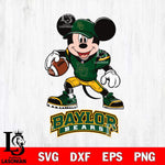 Baylor Bears Mikey Mouse Disney, Svg Eps Dxf Png File, Digital Download