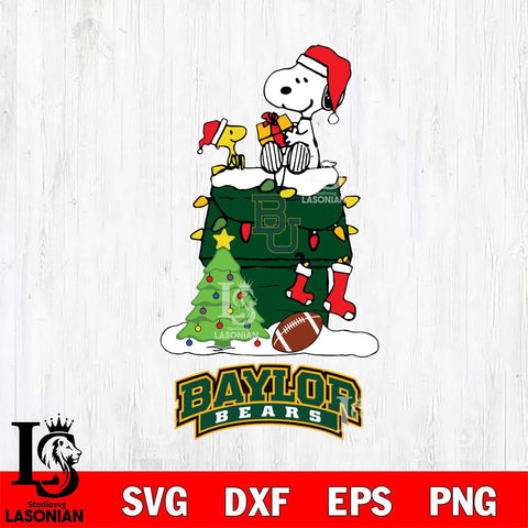 Baylor Bears Snoopy Sport 11 Svg Eps Dxf Png File, Digital Download