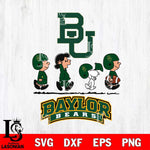 Baylor Bears Snoopy Sport 12 Svg Eps Dxf Png File, Digital Download