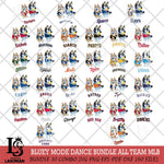 Bluey Chilli Mode Dance MLB Svg Eps Dxf Png File, Digital Download, Instant Download