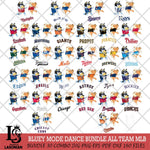 Bluey Dance MLB Svg Eps Dxf Png File, Digital Download, Instant Download