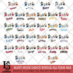 Bluey Dance Mode Squats MLB Svg Eps Dxf Png File, Digital Download, Instant Download