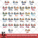 Bluey Mode Dance Squats MLB Svg Eps Dxf Png File, Digital Download, Instant Download