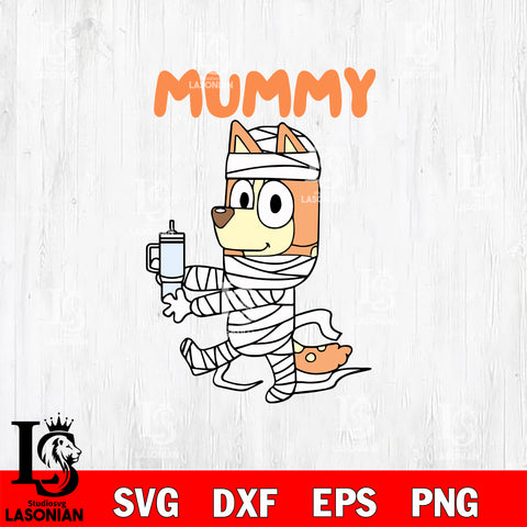 Bluey Mom Halloween Svg Eps Dxf Png File, Digital Download, Instant Download