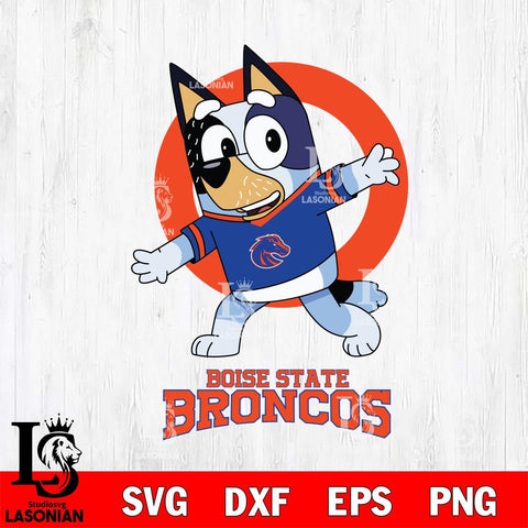 Boise State Broncos Bandit Heeler Rugby Svg Eps Dxf Png File, Digital Download ,Instant Download, Cricut File