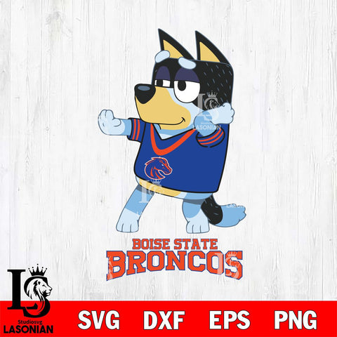 Boise State Broncos Bluey Dad Dance Svg Eps Dxf Png File, Digital Download, Instant Download