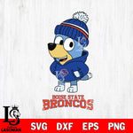 Boise State Broncos Bluey Hoodie Sport Svg Eps Dxf Png File, Digital Download ,Instant Download, Cricut File