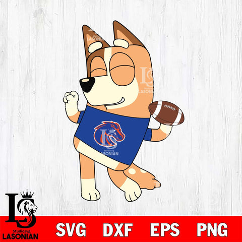 Boise State Broncos Chilli bluey Svg Eps Dxf Png File, Digital Download, Instant Download