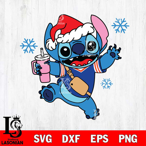 Boise State Broncos Christmas Stitch With Tumbler Svg Eps Dxf Png File, Digital Download, Instant Download