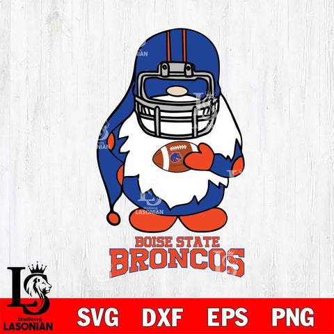 Boise State Broncos Gnomes Christmas Svg Eps Dxf Png File, Digital Download, Instant Download