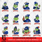 Boise State Broncos Grinch Christmas NCAA Bundle 12 Svg Eps Dxf Png File,Cricut files, Digital Download, Instant Download